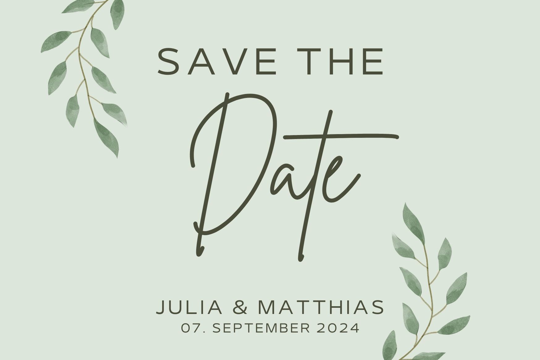 Save the Date Karte